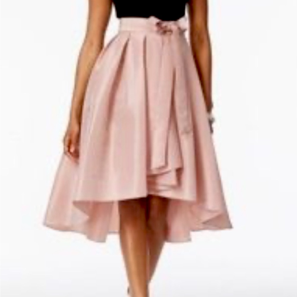 S.L. Fashions Black and Pink Dress - Picture 2 of 2
